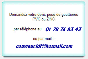 Devis pose gouttieres Paris 93 94 