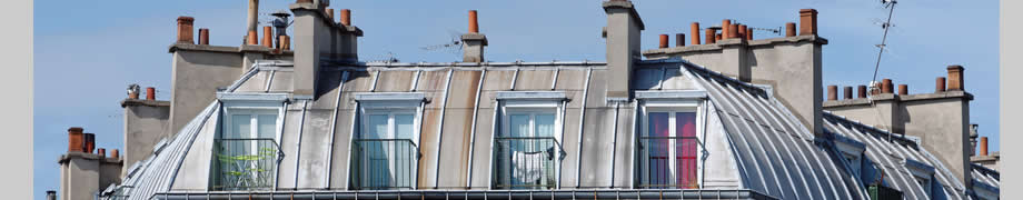 Réfection toiture zinc Paris ile de France